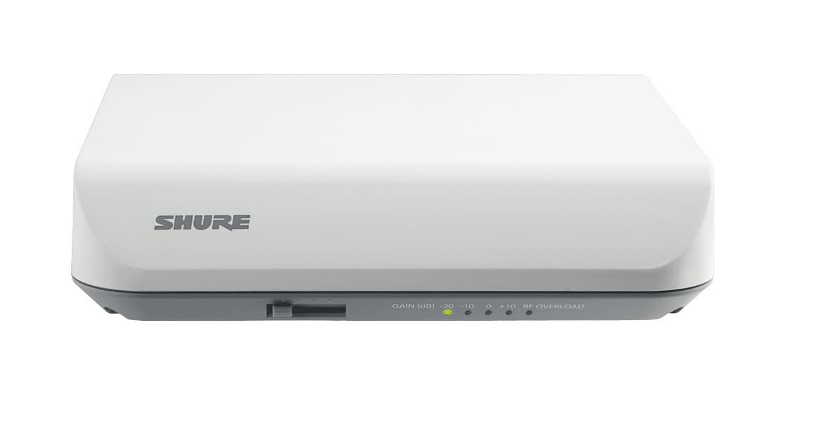 SHURE UA864A Antena de pared direccional 100º conmutable -20,-10,0,+10. 650-952MHz