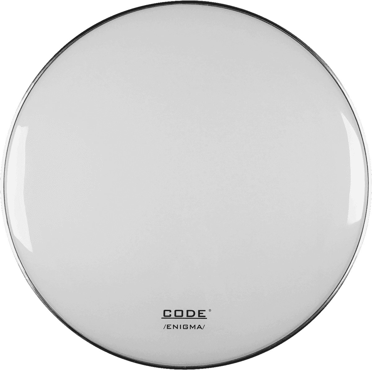 Code 16" Enigma White Parche para Bombo