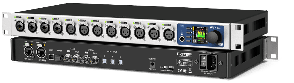 RME 12 MIC-D Preamplificador de micrófono de 2 canales