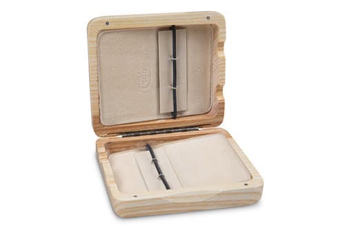 GEWA Estuche para cañas Clarinete 6 cañas Natural Lacado
