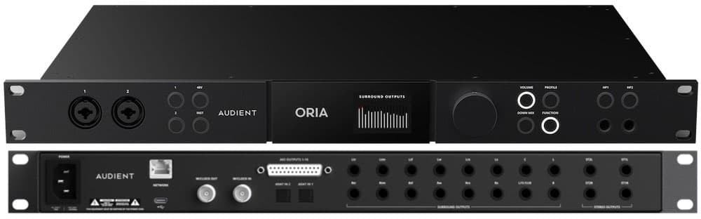 Audient ORIA interface de Audio y Controlador de Monitor