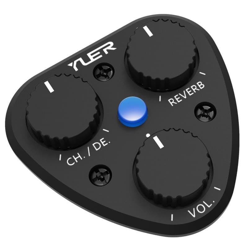 YUER UKULELE VIBRATION PICKUP Preamplificador activo con efectos