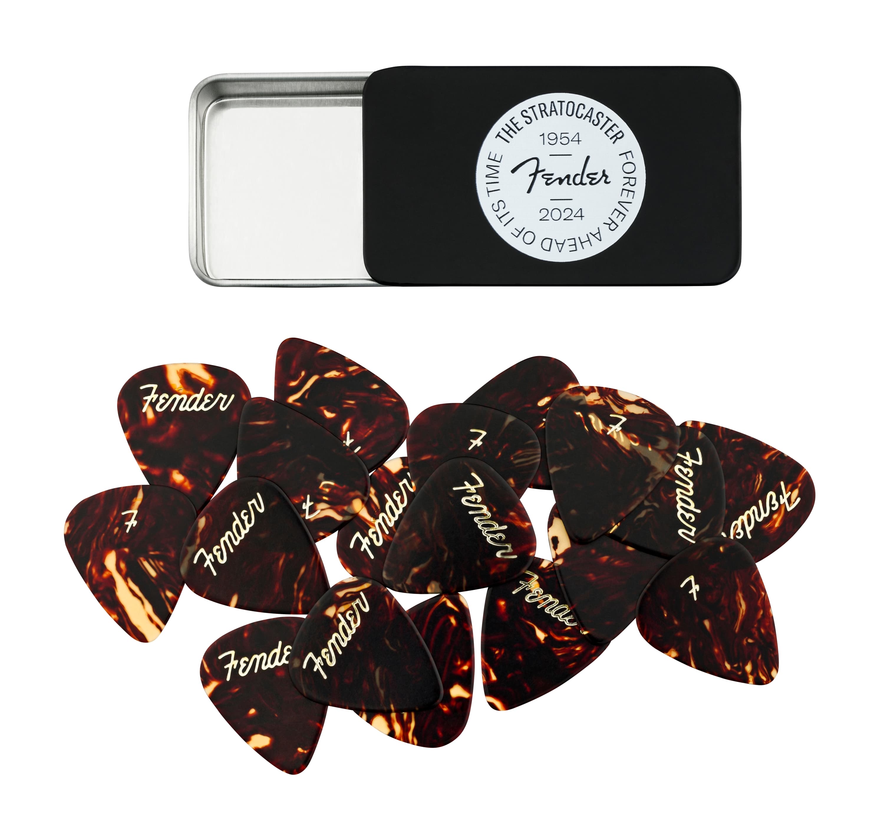Fender 70th Anniversary Pick Tin Pack 12 Puas