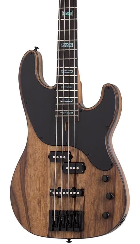 Schecter Moderl T-4 Exotic Black Limba BL Bajo Eléctrico