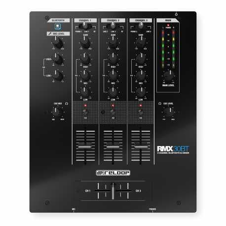 Reloop RMX-30 BT Mixer Bluetooth 3 Canales