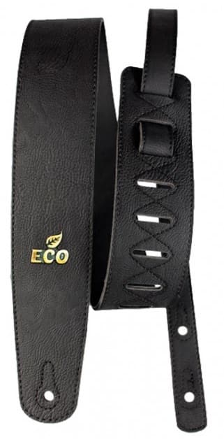 Basso ECO01 Correa Para Guitarra Y Para Bajo Serie Eco Vegana Negra