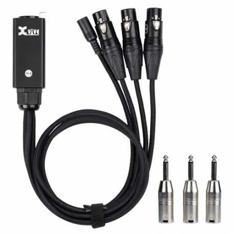 Xvive PX-B Cable XLR 3 Canales