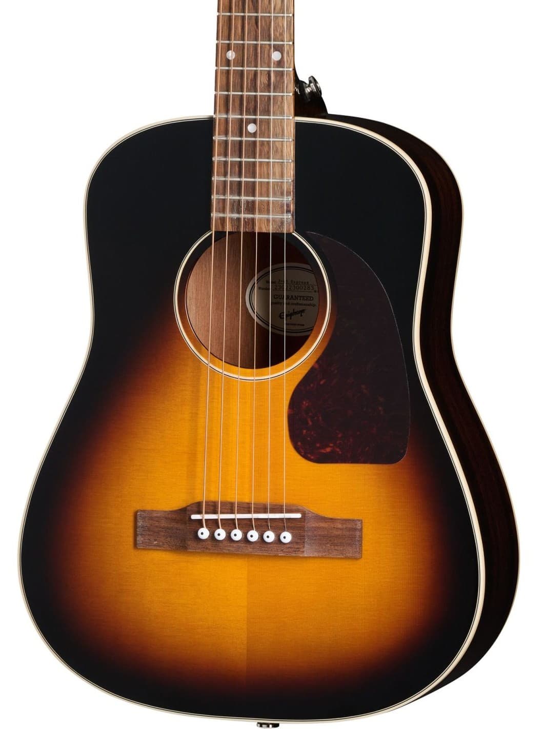 Epiphone J-45 Express Vintage Sunburst Guitarra Acústica con estuche