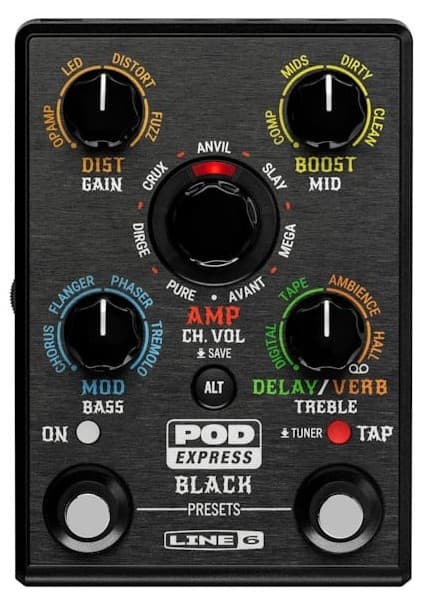 LINE 6 Pod Express Black Pedal Multiefectos