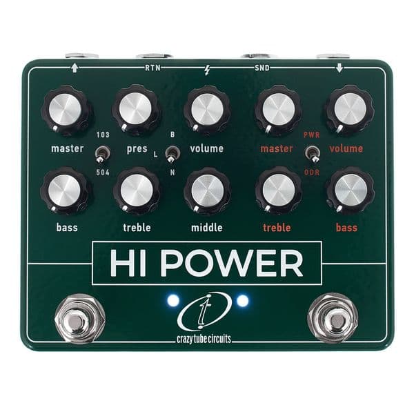 Crazy Tube HI POWER Pedal Amp in a Box