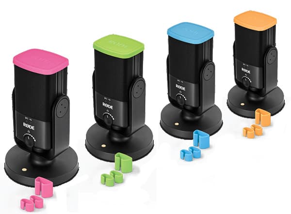 Rode COLORS1 Conjunto de Etiquetas de Identificación de Colores para el NT-USB Mini