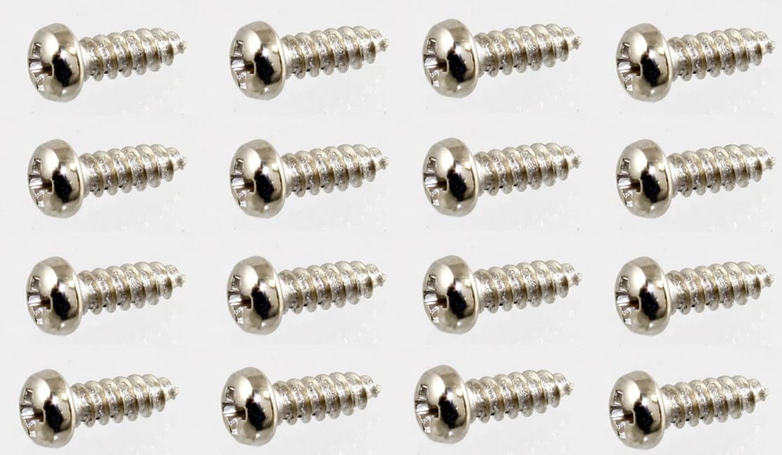 Allparts GS-3806-001 Tornillos para llave de afinación (16 uds)