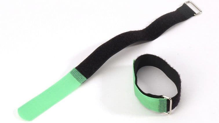Adam Hall  VR 1616 GRN Velcro 160 x 16 mm verde Paquete de 10 Unidades