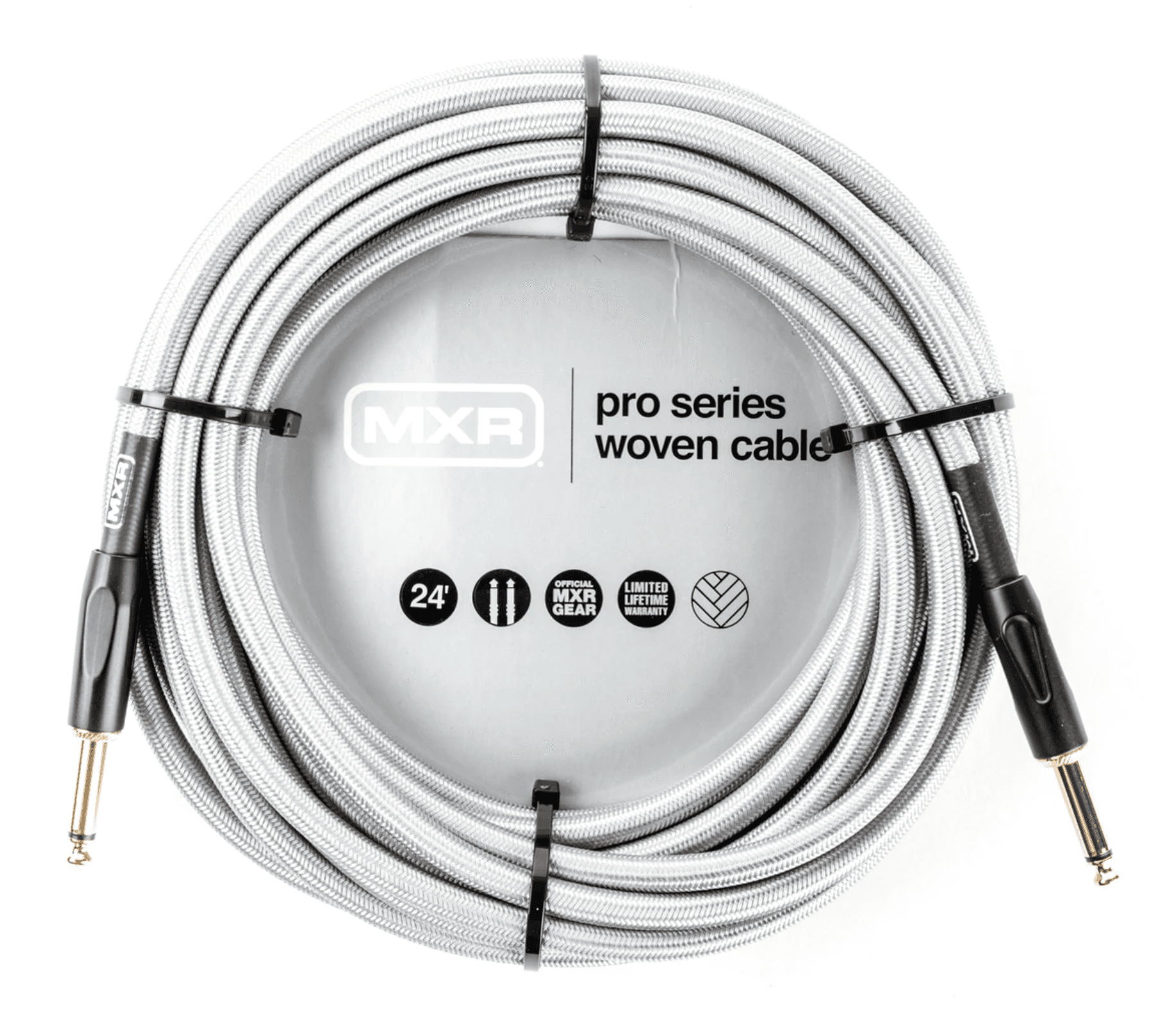 Mxr DCIW24 Jack/Jack Cable para Instrumento Trenzado 7,3m