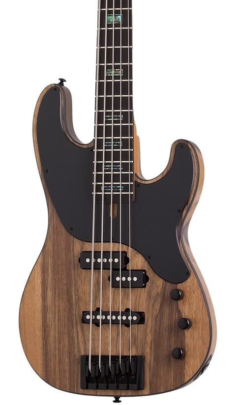 Schecter Model T-5 Exotic Black Limba BL Bajo Eléctrico