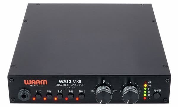 Warm Audio WA12 MKII Black Previo Micrófono