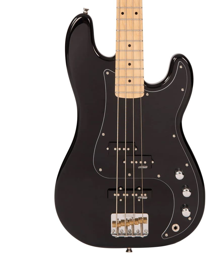 Vintage V42 PJ Gloss Black Bajo Eléctrico