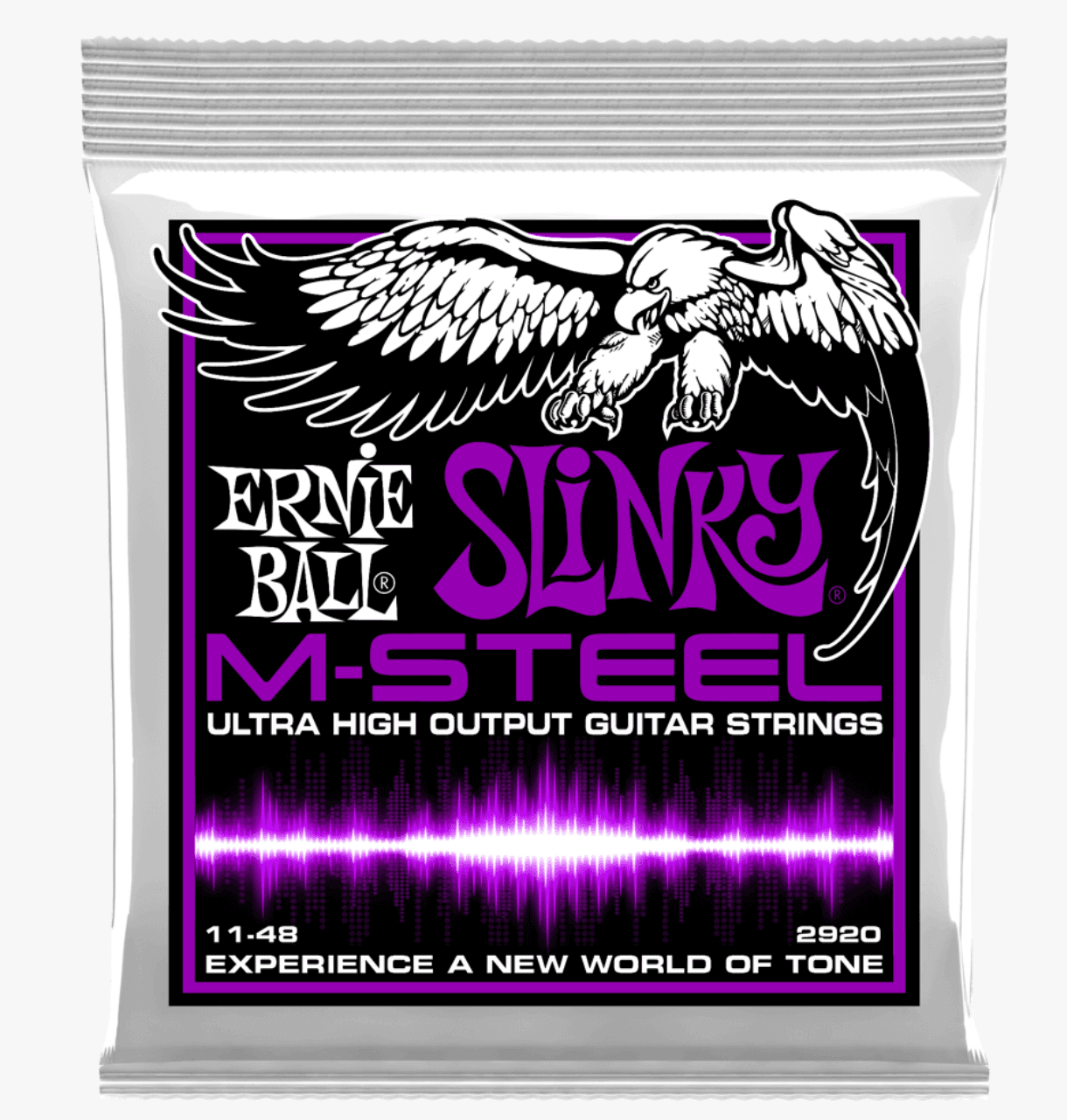 Ernie Ball 2920 Slinky M-Steel Cuerdas Para Guitarra Eléctrica 11-48