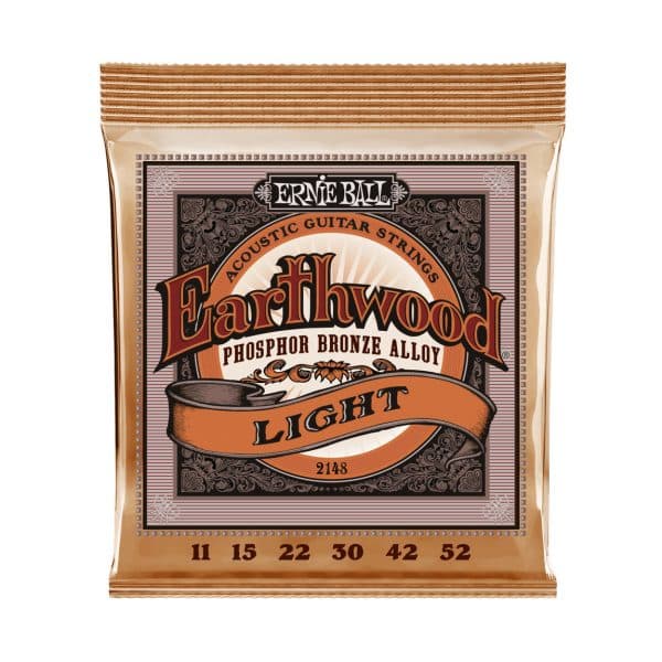 Ernie Ball 2148 Phosphor/Bz Light Slinky Cuerdas Para Guitarra Acústica 11-52