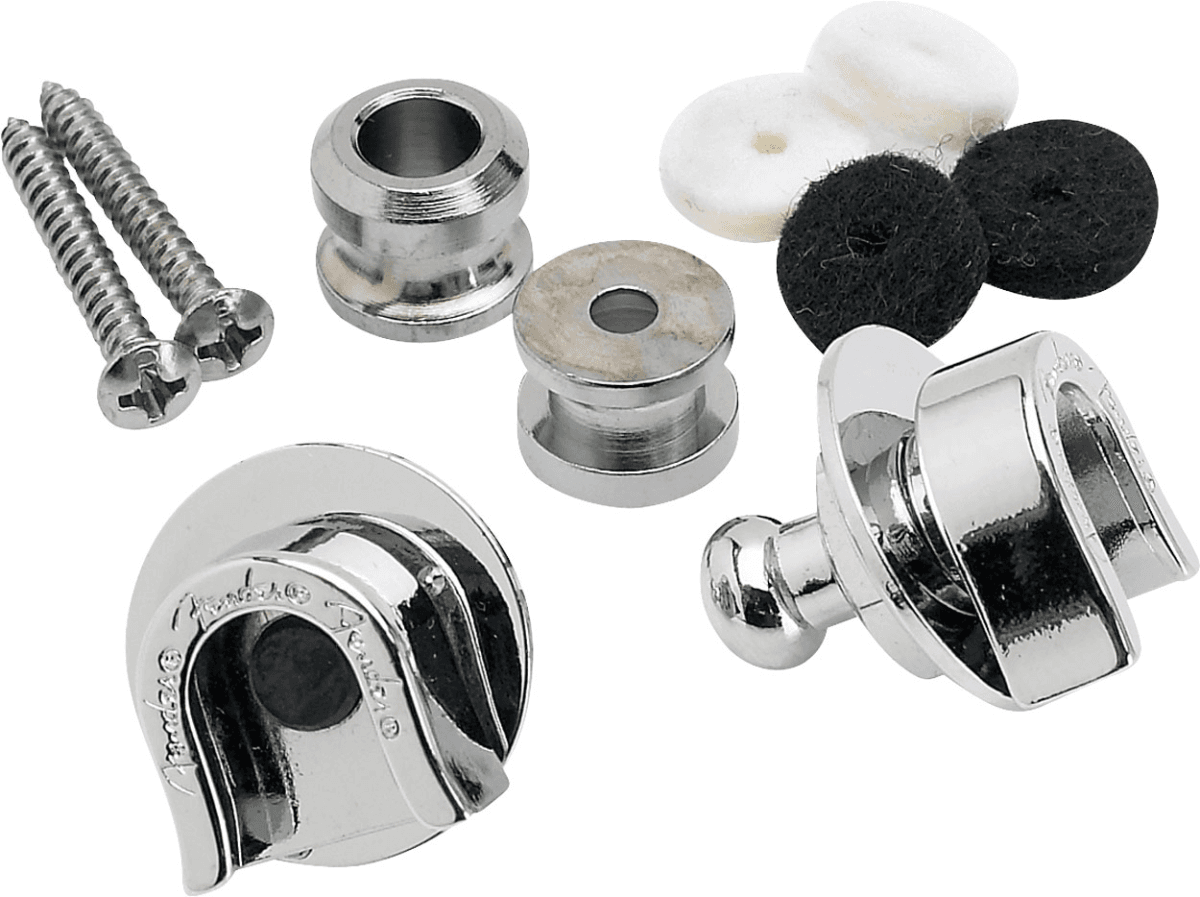 Fender Elite Strap Locks Chrome Cierres de Seguridad