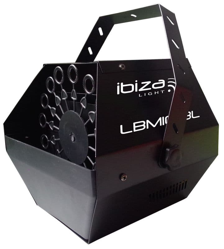 Ibiza Light LBM10BAT BL Maquina de Burbujas