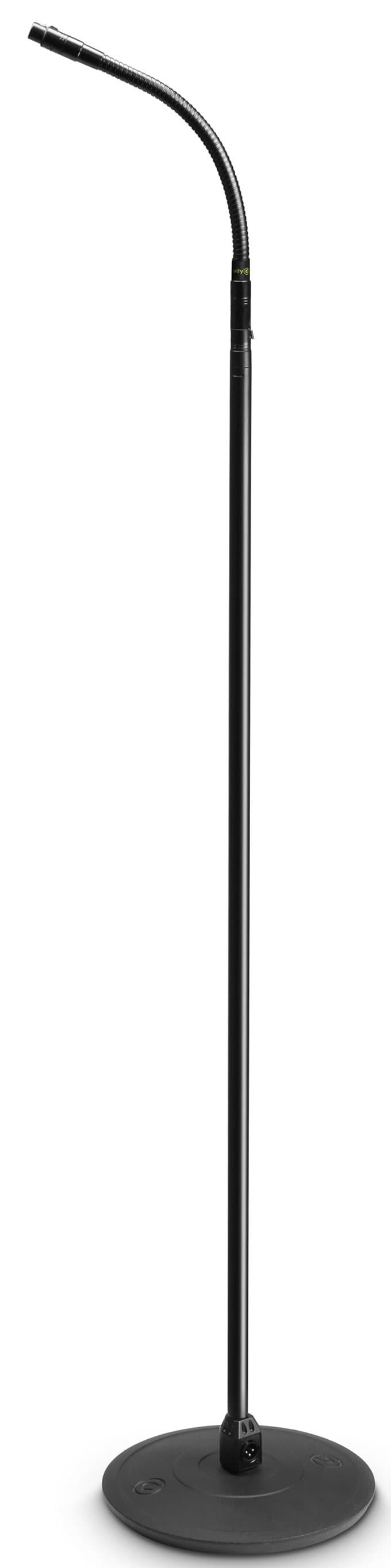 Gravity MS 23 XLR B Soporte de micrófono con conector XLR y cuello de cisne