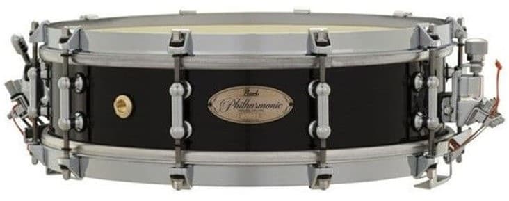 Pearl Caja14 x 4" Philarmonic Concert Maple Piano Black