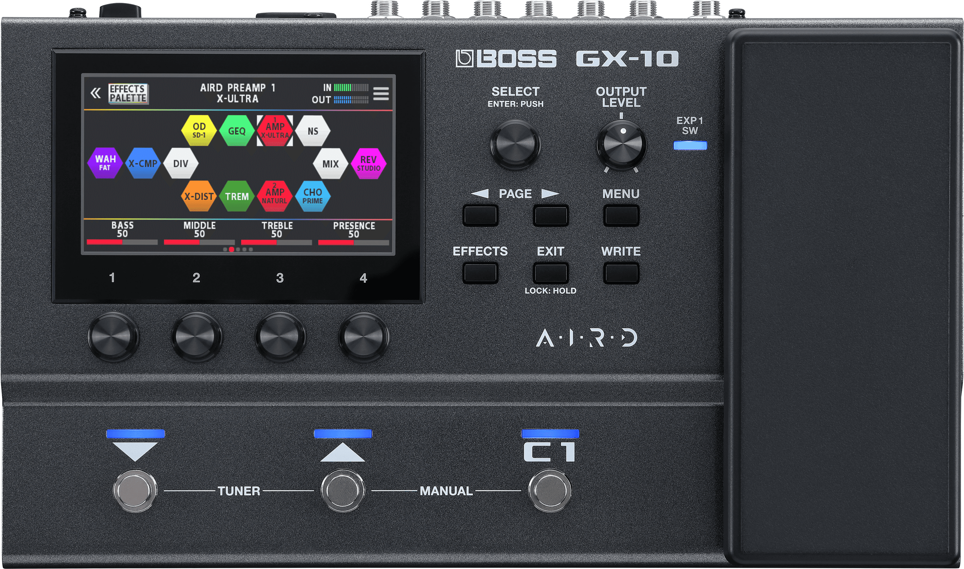 Boss GX-10 Pedalera Multiefectos Guitarra