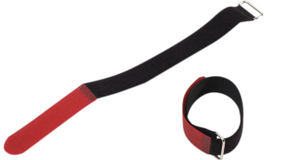 Adam Hall VR 1616 RED Bridas Velcro 160 x 16 mm rojo Paquete de 10 Unidades
