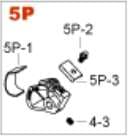 Tama HP9N5P Leva LiteSprocket para pedal Iron Cobra Power