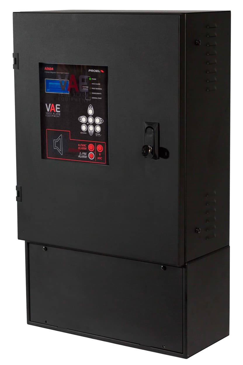 Proel AE604 Vae Compact, Todo En Uno, 4 Zonas  Sistemas De Evacuación En54-16 En54-4 Certificado