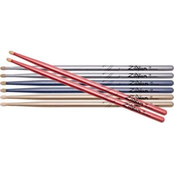 Zildjian pzasdsp244 kit baquetas serie chroma 3+1
