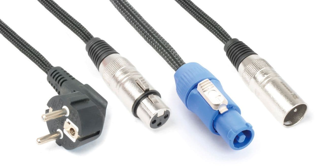 Power Dynamics CX03-5 Shuko/XLR F-PwcA/XLR M - 5 Metros