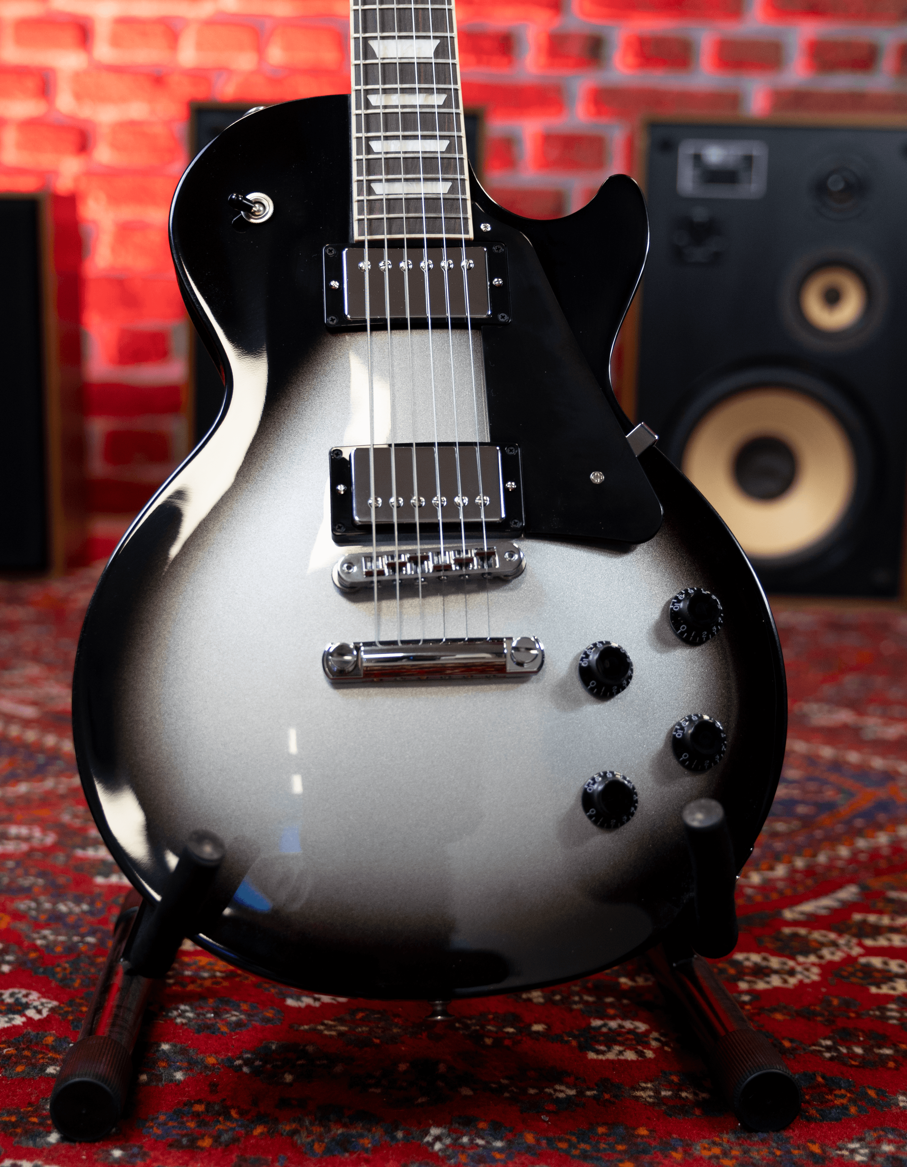 Gibson Les Paul Studio Silverburst Guitarra Eléctrica Funda Incluída