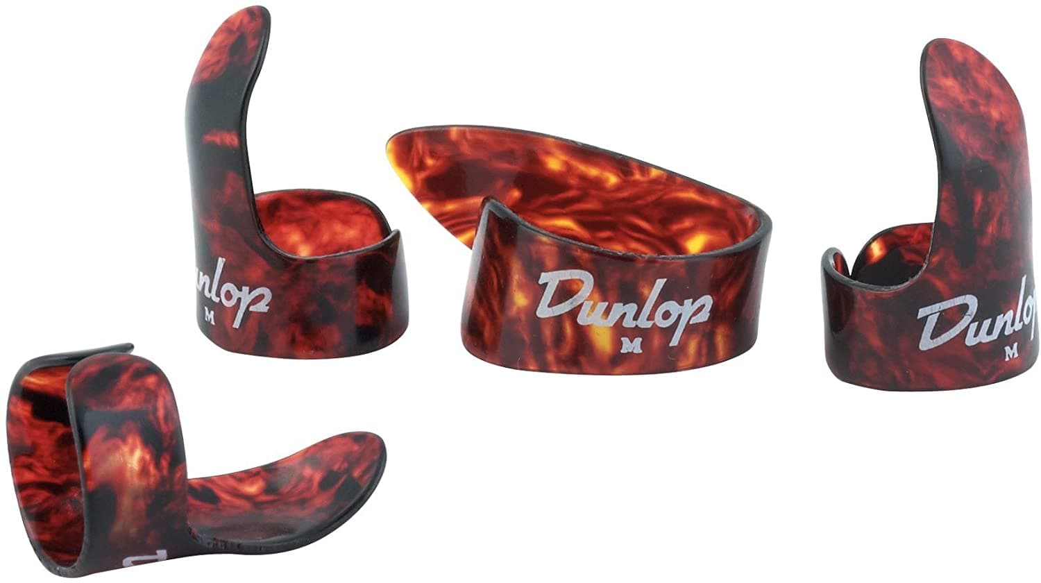 Dunlop Uñero Medium Pulgar y Dedo Pack de 4 Un.