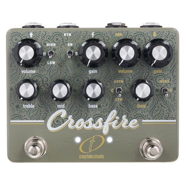 Crazy TUbe CROSSFIRE Pedal Overdri Preamp