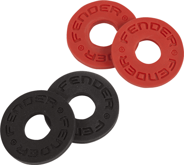Fender Strap Blocks Black-Red Set 4 Unidades