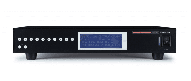 Fonestar ZSM-1000 Programador de Mensajes y reproductor Música Ambiente 16GB
