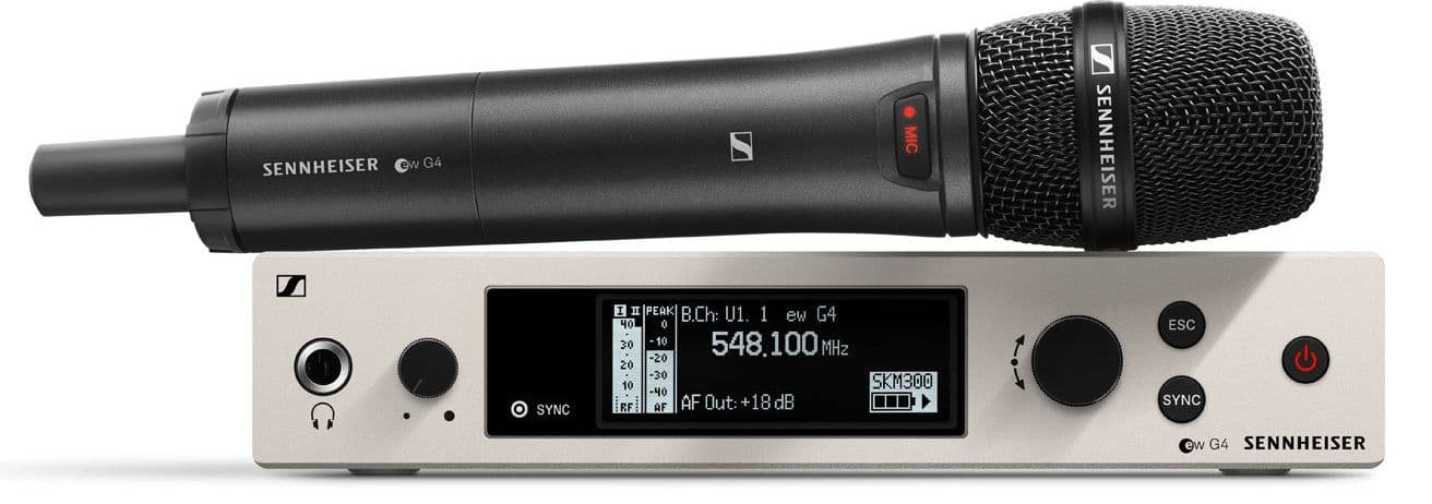 Sennheiser EW 300 G4 865S Banda GW Microfono Mano