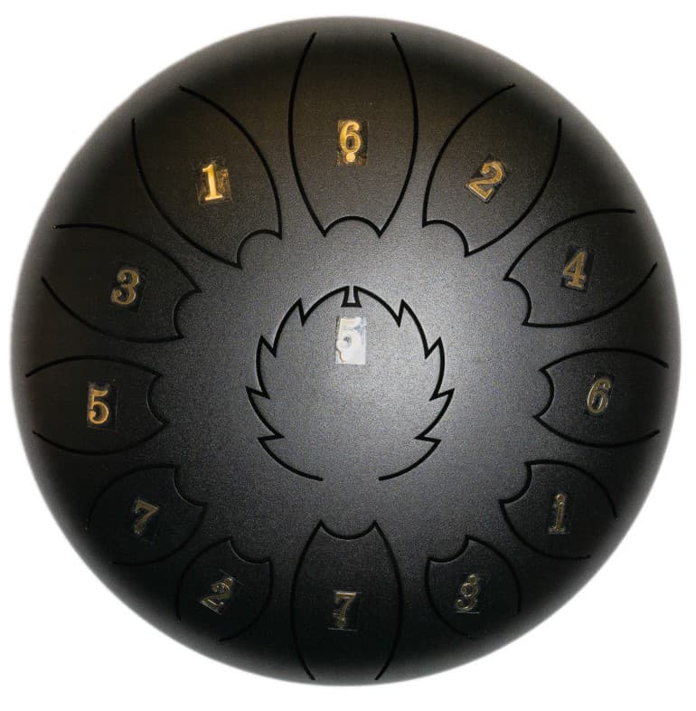 FZONE Steel Tongue Drum F-Zone STD618N Negro (6" 8 notas)