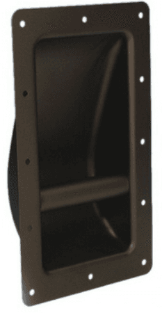 Adam Hall Hardware 34001 - Asa de acero Texturizado negro