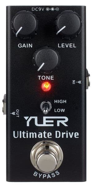 YUER ULTIMATE DRIVE Pedal de efectos para guitarra eléctrica
