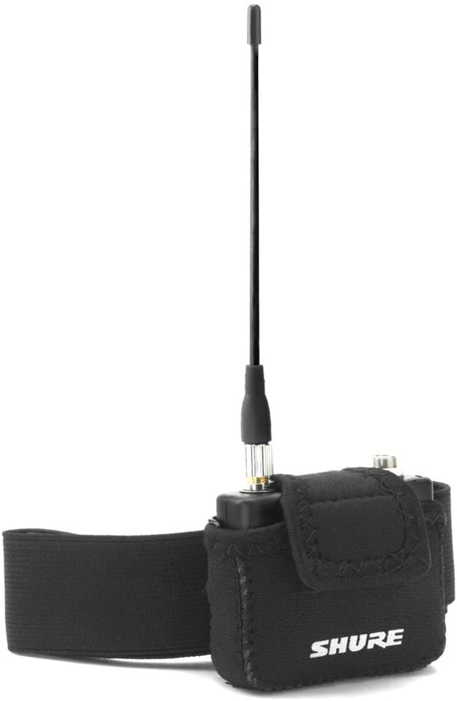 SHURE WA581B Funda de neopreno con cinturón para petacas UR1.
