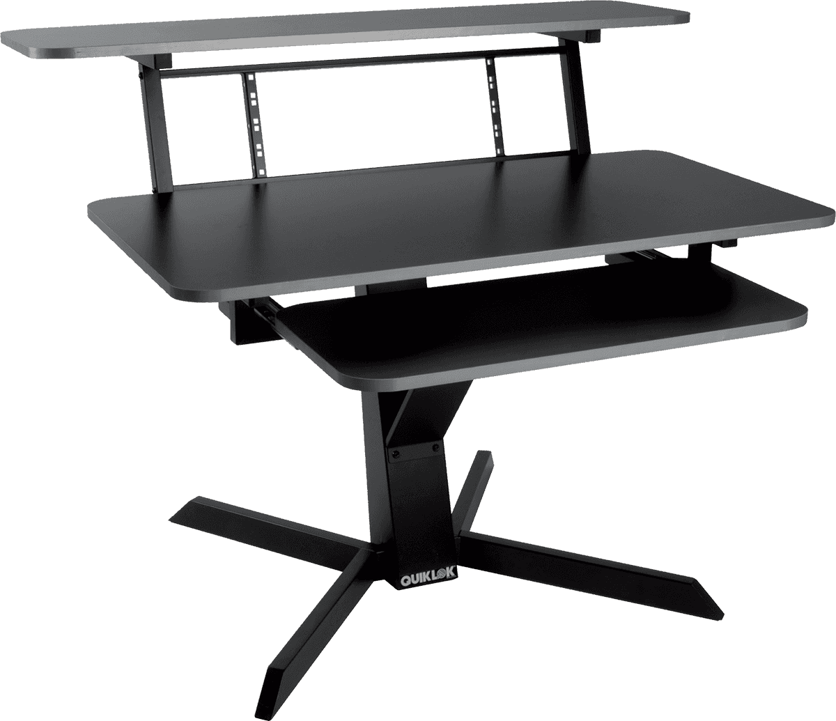 Quik Lok Z-460BK Mueble Estudio con Tres Niveles