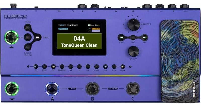 Mooer GE200 PRO LI Pedalera Multiefectos