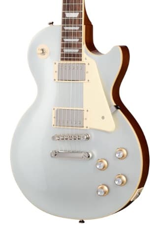Epiphone Les Paul Standard 60s Guitarra Eléctrica Silver Mist con funda