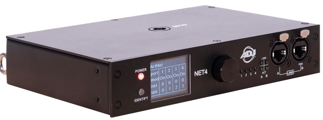 ADJ NET 4 Nodo Ethernet DMX