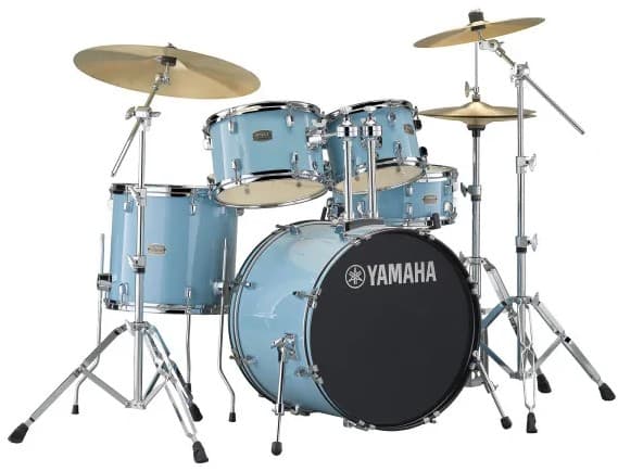 Yamaha RDP0F5 Gloss Pale Blue Set Batería Acústica + Platos