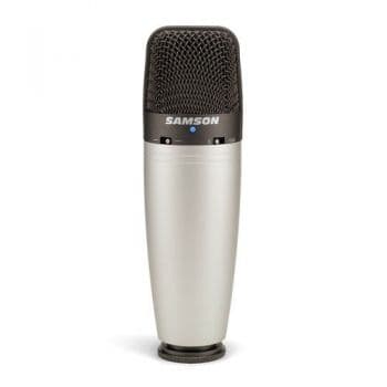 Samson c03 microfono condensador estudio, vocal c-03