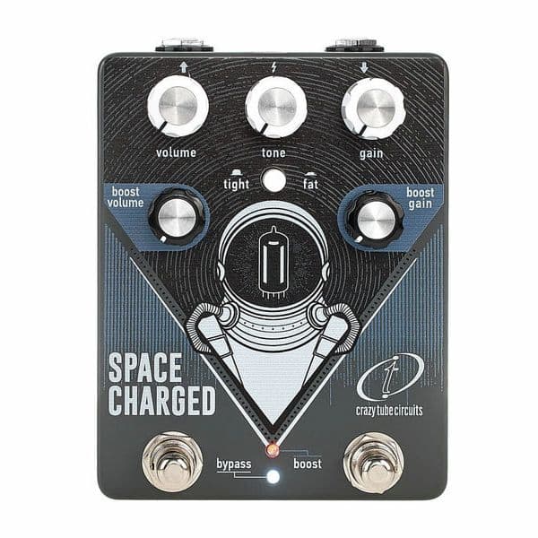 Crazy Tube SPACE CHARGED V2 Pedal Overdrive/Boost